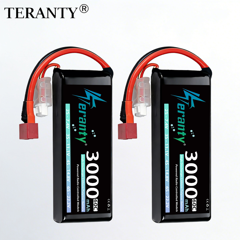 Rc Hobby Drone - TERANTY 2S 3000mAh Lipo Battery 7.4V