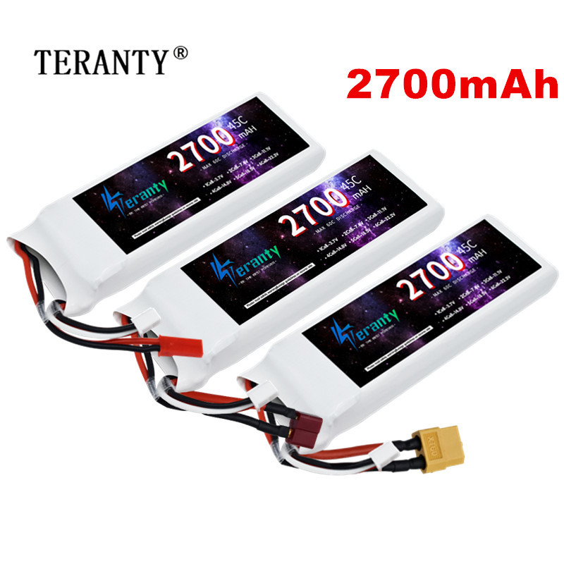 Rc Hobby Drone - 1/3PCS 2S 7.4V Lipo Battery 2700mAh