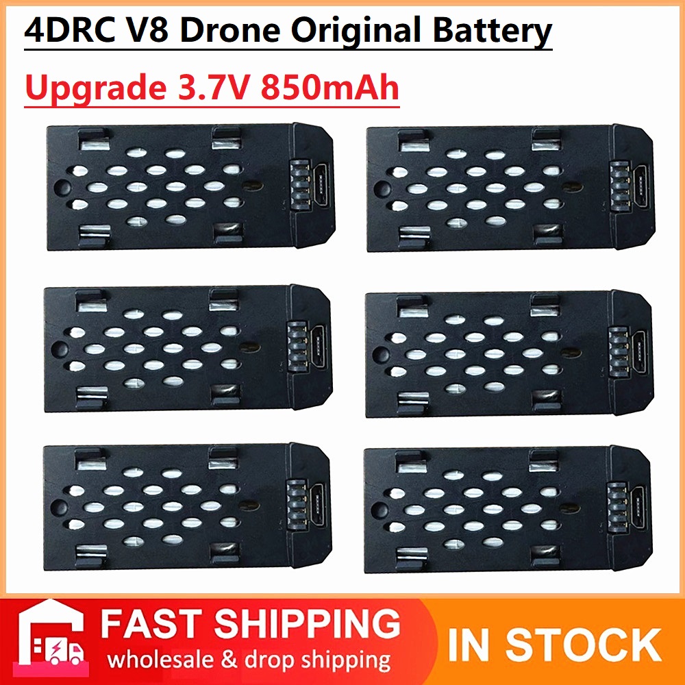 Rc Hobby Drone - 4DRC V8 Drone Original Battery 3.7V