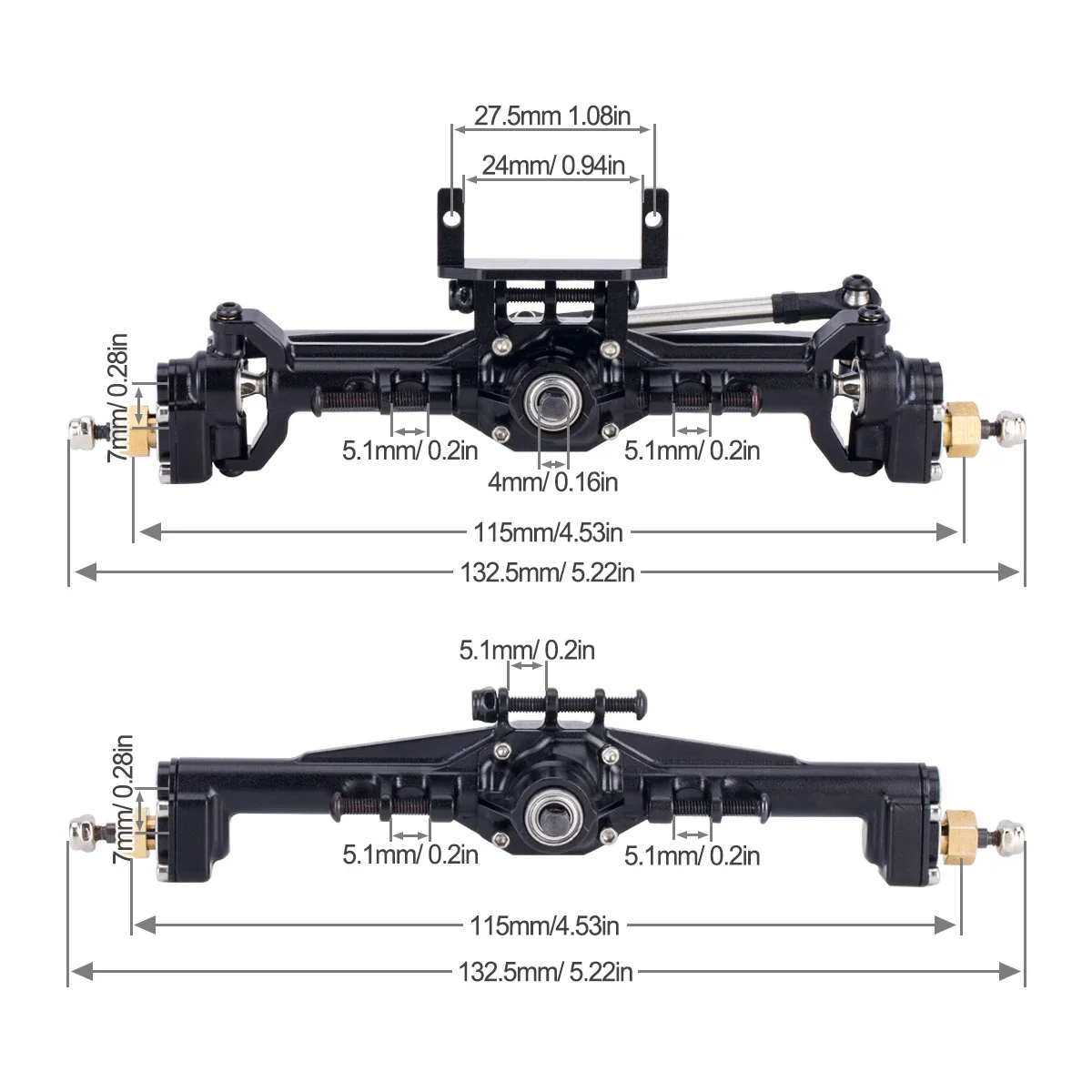 Aluminum CNC Portal Axles +10m - Rc Hobby Products review and price