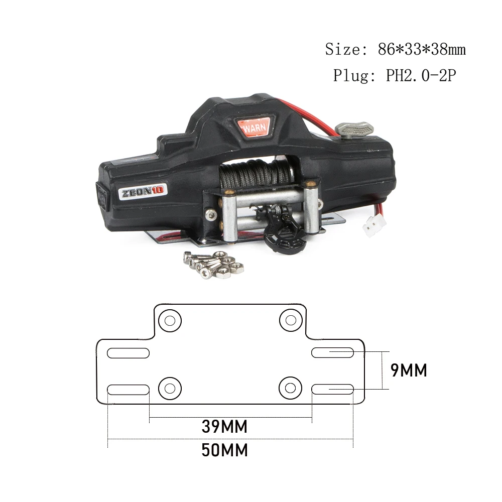 Scale Metal Winch and Wireless - Rc Crawler 4X4 review and price