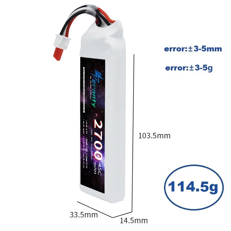 1/3PCS 2S 7.4V Lipo Battery 27 - Rc Hobby Drone review and price