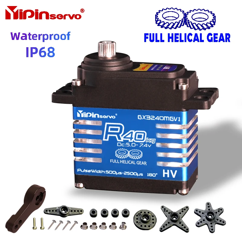 Waterproof IP68 RC Servo 40kg  - Rc Hobby Products review and price
