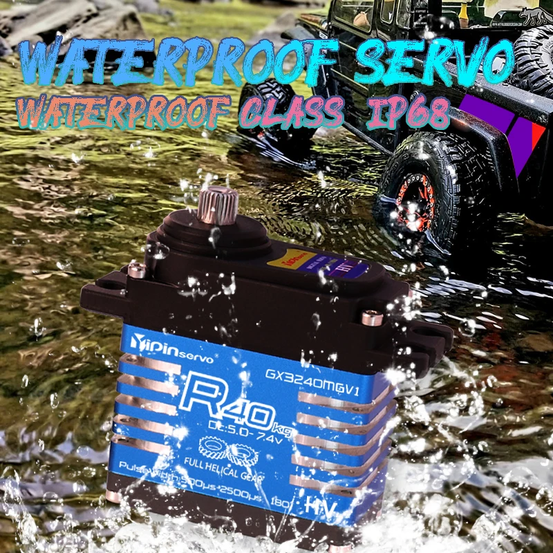 Waterproof IP68 RC Servo 40kg  - Rc Hobby Products review and price