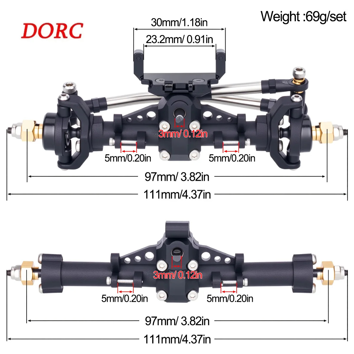 1Set Plastic Axles w/ Servo Mo - Rc Hobby Products review and price