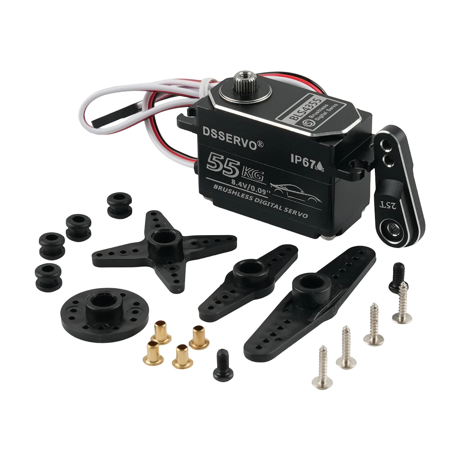 Dsservo BLS4355 55KG Low-profi - Rc Hobby Products review and price