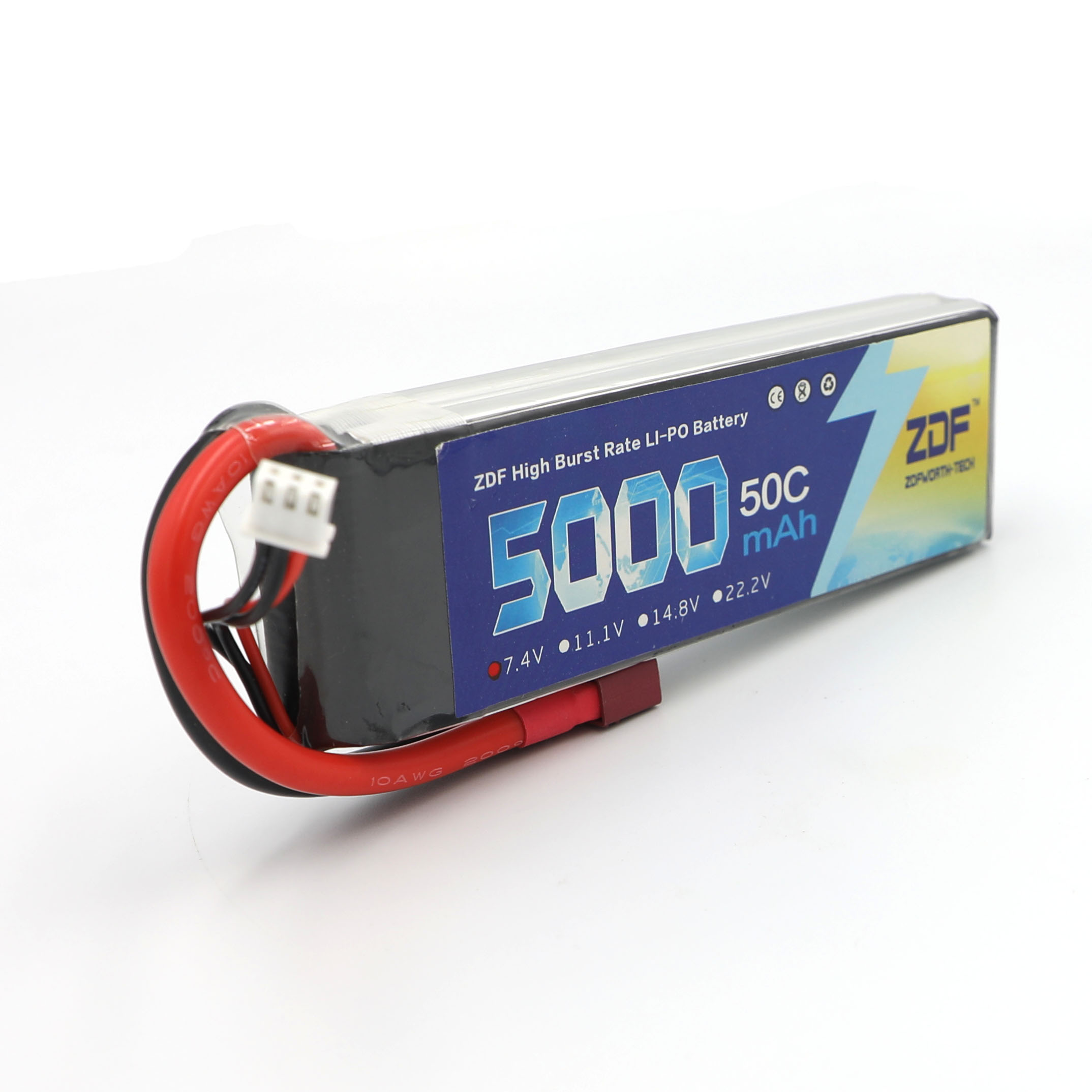 ZDF RC Lipo Battery 7.4V 5000m - Rc Remo Hobby review and price
