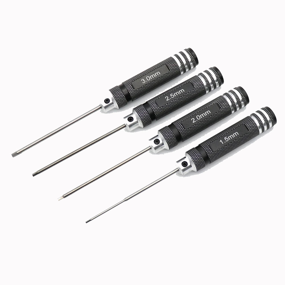 4PCS 1.5/2/2.5/3.0mm Black Hex - Rc Hobby Electric Screwdriver review and price