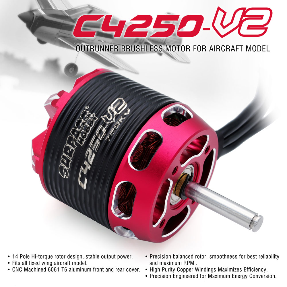 SURPASS HOBBY C4240 750KV/850K - Rc Hobby Online review and price